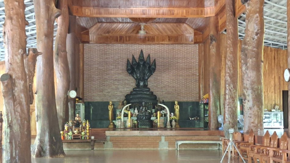 วัดป่าพุทธรักษาสถานที่ท่องเที่ยวสำคัญของชาวตำบลโนนสะอาด